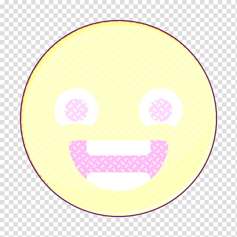 excited icon face icon happy icon, Positive Icon, Smile Icon, Smiley Icon, Facial Expression, Yellow, Pink, Circle transparent background PNG clipart