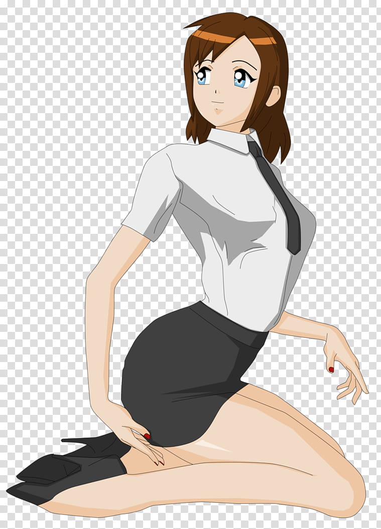 Maelstrom secretary WIP , female anime character transparent background PNG clipart