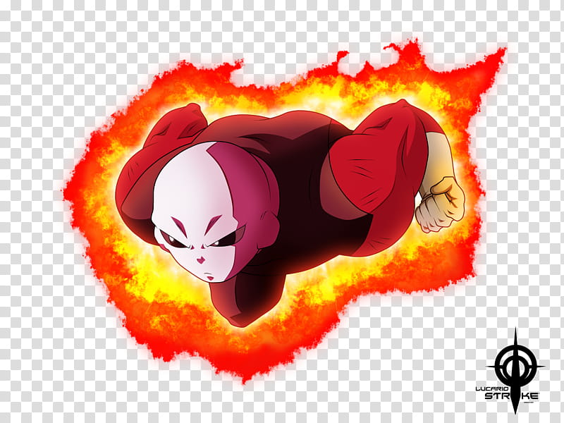 JIREN AURA, red and black character transparent background PNG clipart