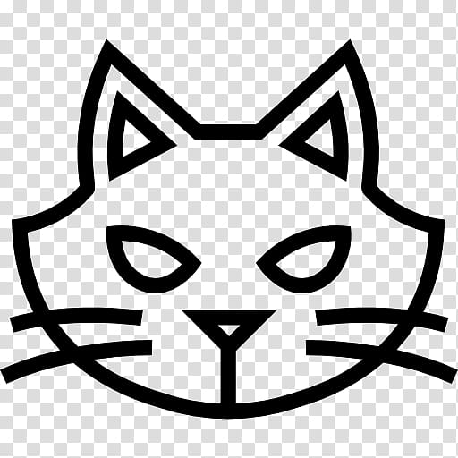 Cat, Logo, Animal, Face, Whiskers, Line Art, Farm Cat, Cartoon transparent background PNG clipart