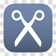 iOS  Icons, scissor logo transparent background PNG clipart