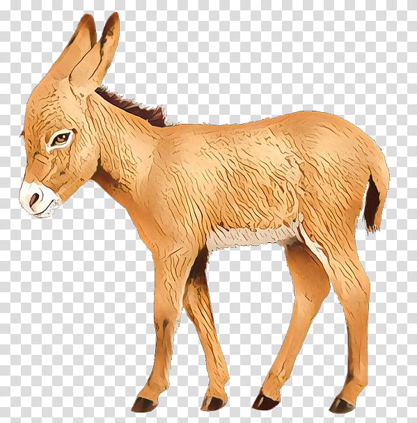 Goat, Cattle, Antelope, Donkey, Deer, Animal, Animal Figure, Burro transparent background PNG clipart