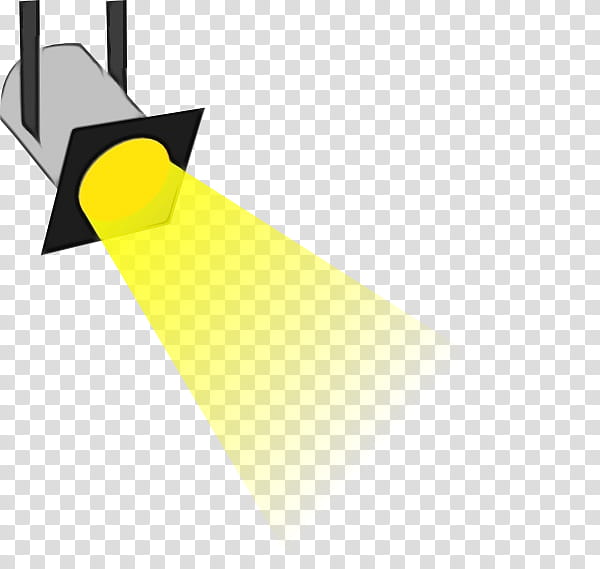 Yellow Light, Watercolor, Paint, Wet Ink, Projector, Spotlight, Encapsulated PostScript, Computer Icons transparent background PNG clipart
