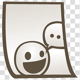 KOMIK Iconset , Conversation, emoji illustration transparent background PNG clipart