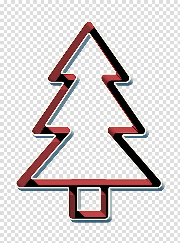 christmas icon tandenbaum icon tree icon, Winter Icon, Sign, Line, Signage, Symbol, Traffic Sign transparent background PNG clipart