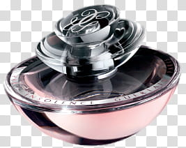 Parfumes Set , round silver glass fragrance bottle transparent background PNG clipart