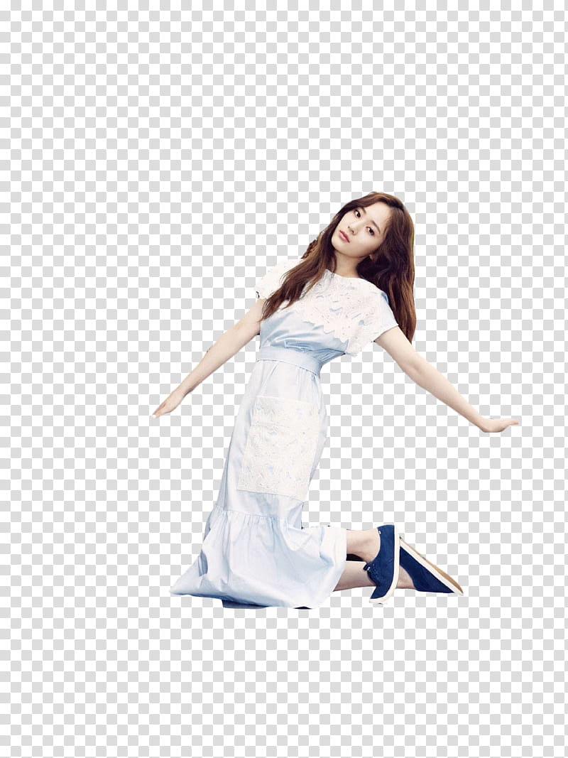 Krystal Vogue girl, kneeling brown haired woman transparent background PNG clipart