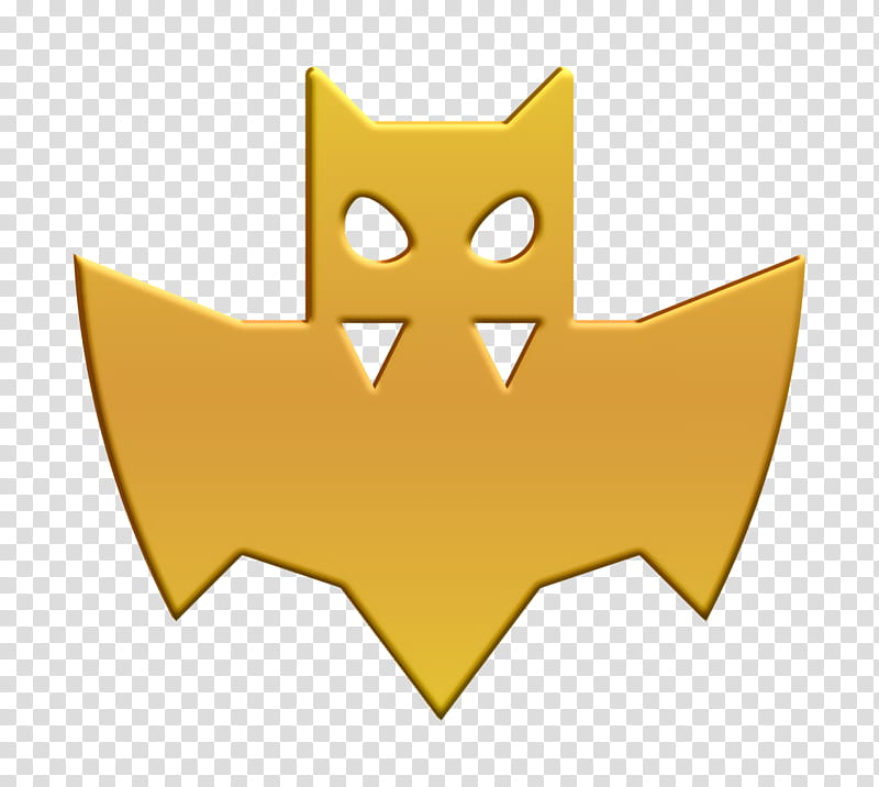 bat icon blood icon halloween icon, Vampire Icon, Yellow, Fictional Character, Symbol, Logo transparent background PNG clipart