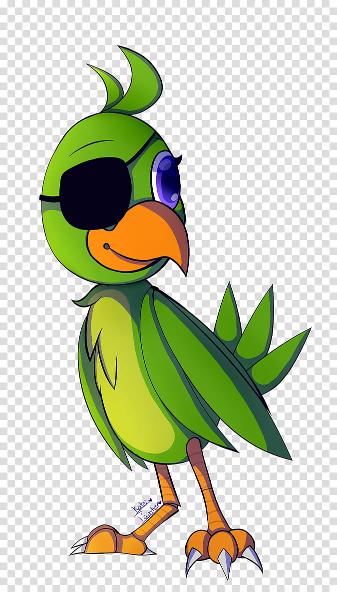 Polly  (rockstar Foxy&#;s parrot) transparent background PNG clipart