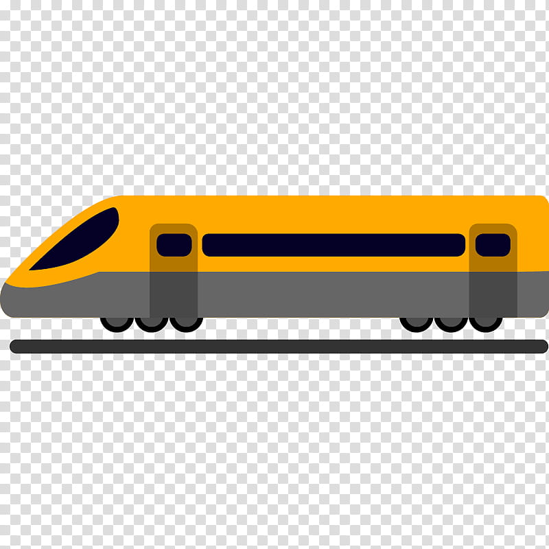 Train, Maglev, Drawing, Cartoon, Gratis, Magnetic Levitation, Highspeed Rail, Yellow transparent background PNG clipart