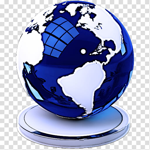cobalt blue globe blue world earth, Paperweight, Interior Design, Electric Blue, Sphere transparent background PNG clipart