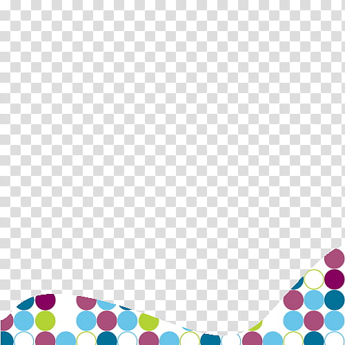 pink, green, and blue dotted border transparent background PNG clipart