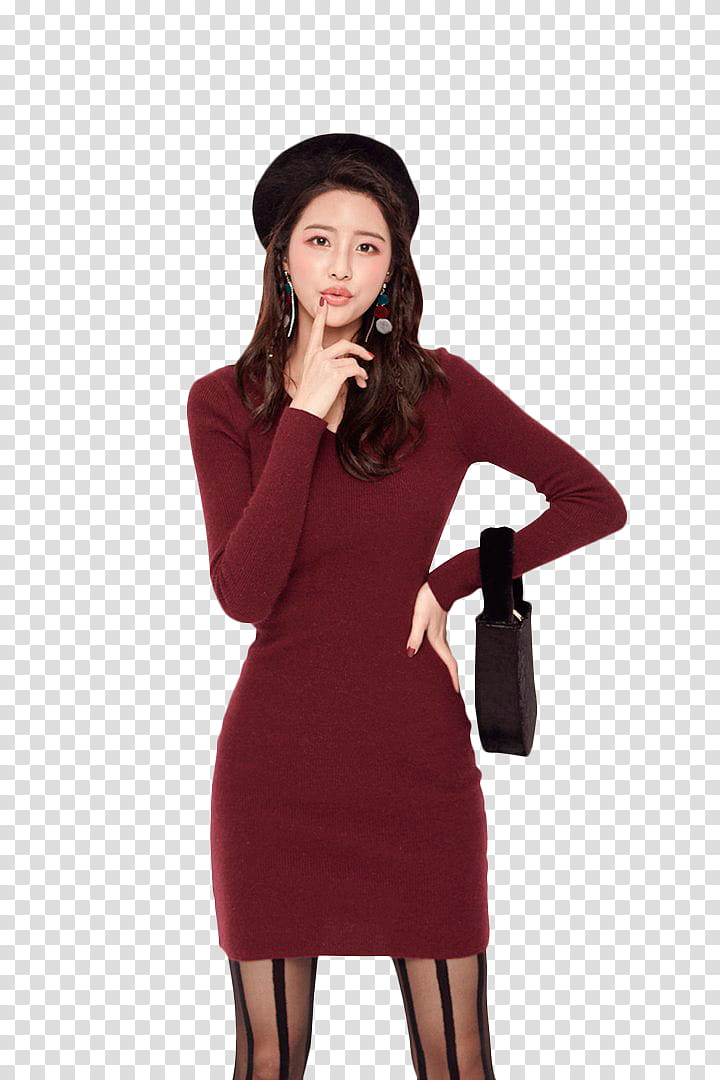 SPECIAL  WATCHERS, woman wearing red dress transparent background PNG clipart