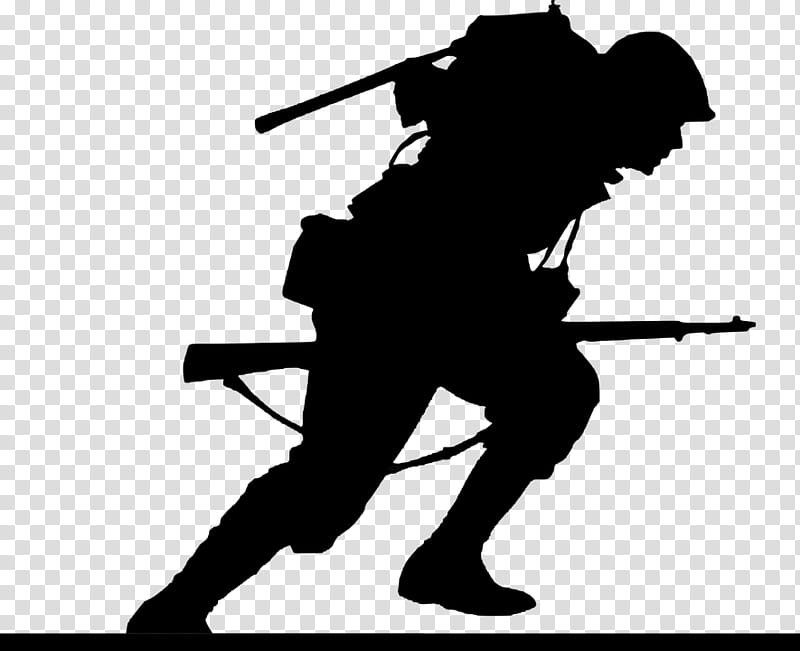 Soldier Silhouette, World War Ii, National Wwii Museum, History, Lcvp, United States Of America, Standing, Human transparent background PNG clipart