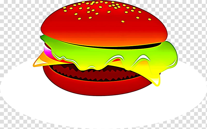 Hamburger, Cheeseburger, Yellow, Fast Food, Junk Food, Smile, Finger Food transparent background PNG clipart