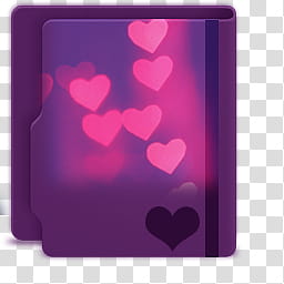 Purple folders icons, purpleheart transparent background PNG clipart