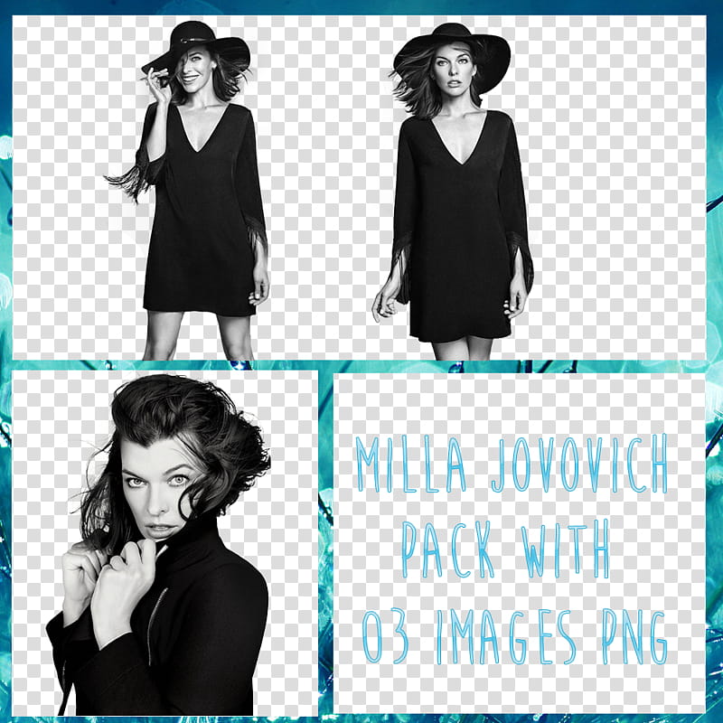 Milla Jovovich transparent background PNG clipart