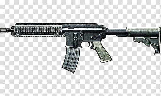 Battlefield  Weapons Render, gray assault rifle illustration transparent background PNG clipart
