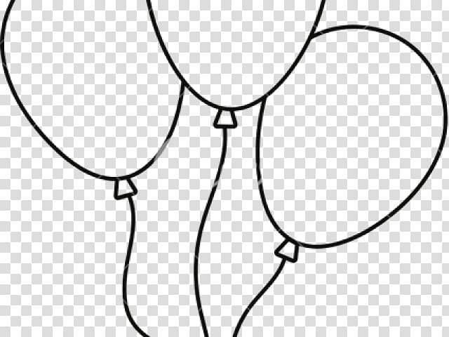 Balloon Black And White, Toy Balloon, Gas Balloon, Hot Air Balloon, Drawing, Line Art, Head, Circle transparent background PNG clipart