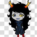 New shimeji preview, girl devil illustration transparent background PNG clipart