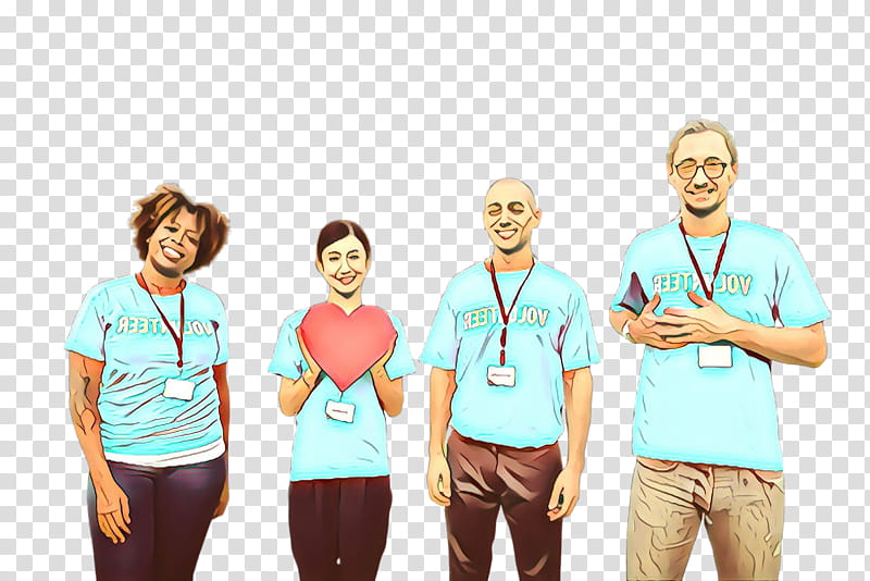 Tshirt Social Group, Cartoon, Shoulder, Sleeve, Human Behavior, Team, Youth, Fun transparent background PNG clipart