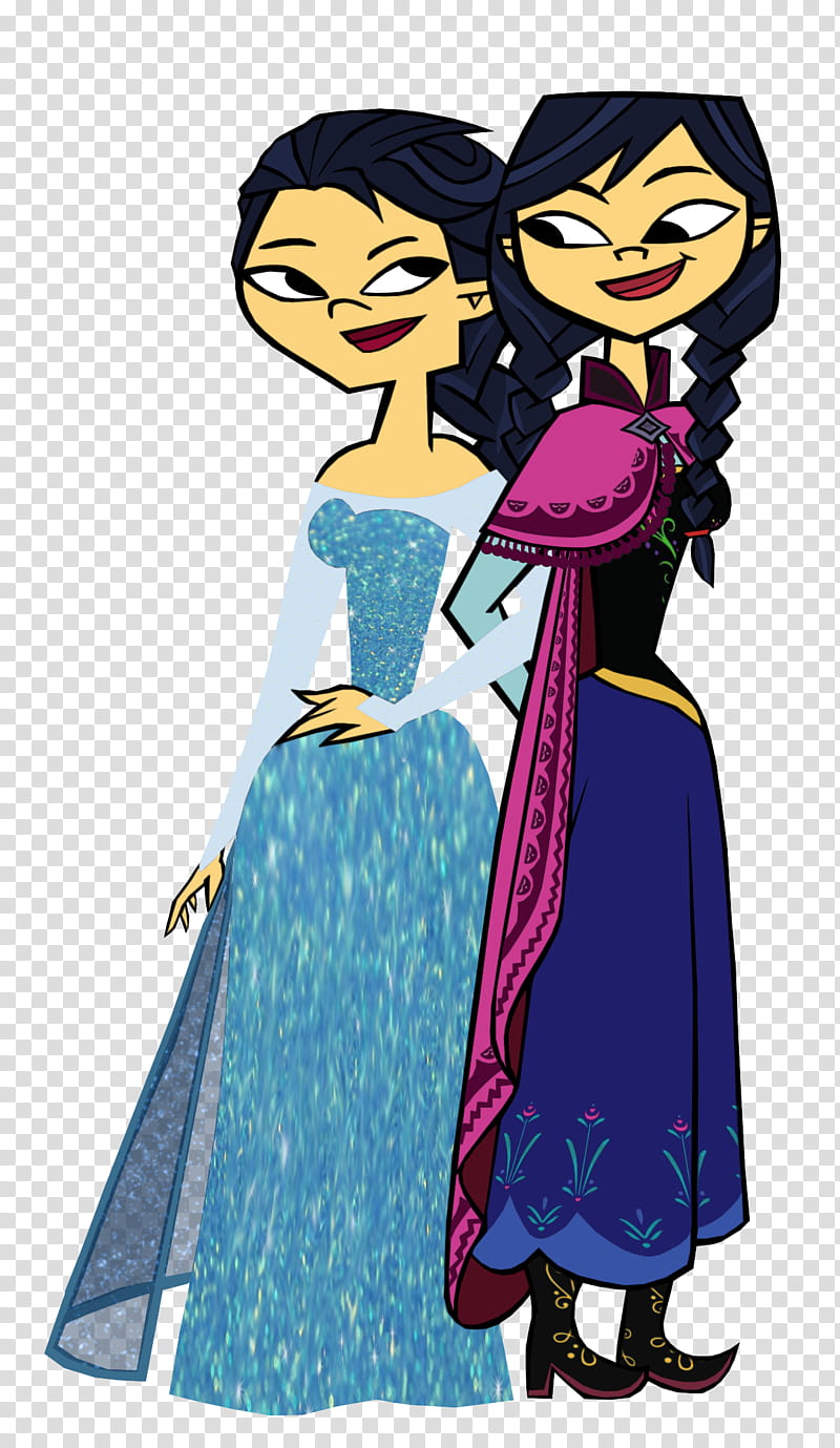 Halloween Sisters, Princess Anna and Elsa drawing transparent background PNG clipart
