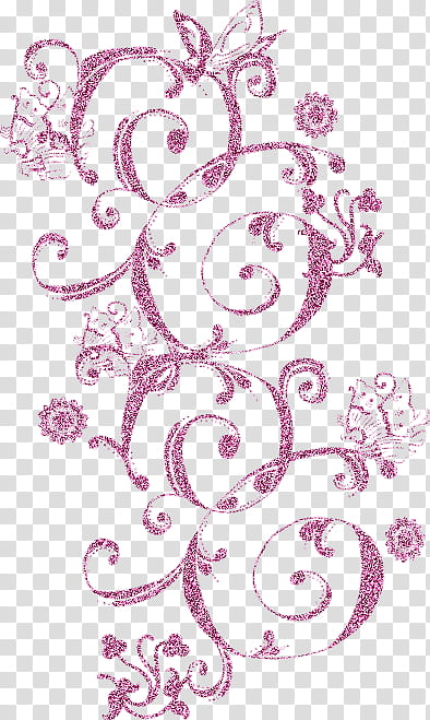 Glitter Doodle , purple flower transparent background PNG clipart