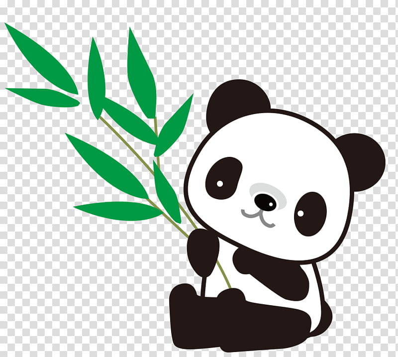 Tropical Flower, Giant Panda, Red Panda, Bear, Drawing, Bamboo, Cartoon ...