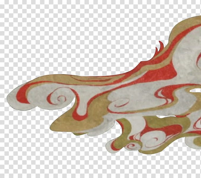Mononoke, brown and red abstract illustration transparent background PNG clipart