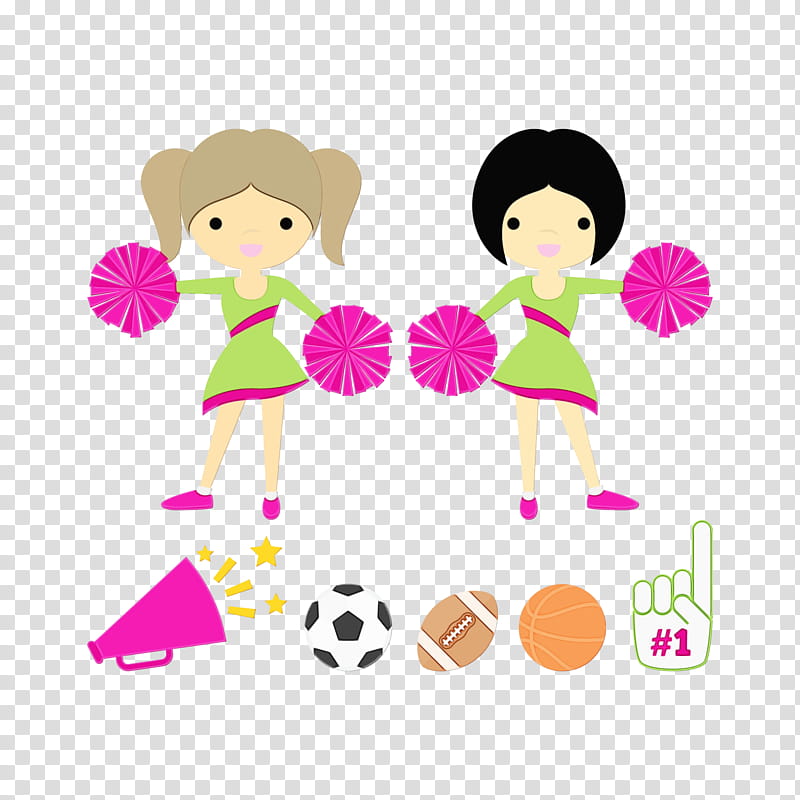 Watercolor Drawing, Paint, Wet Ink, Cheerleading, Computer Icons, Dance, Art, Silhouette transparent background PNG clipart