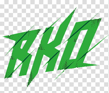 Randy Orton RKO Green Logo  transparent background PNG clipart