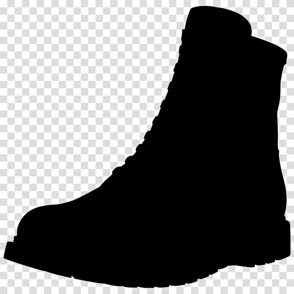 Shoe Footwear, Boot, Walking, Silhouette, Black M, White, Blackandwhite transparent background PNG clipart