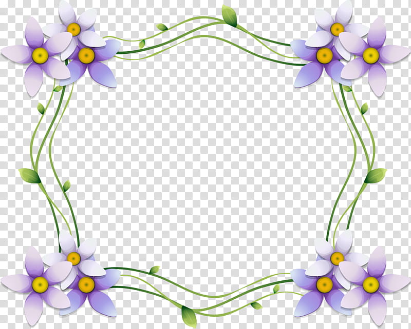 purple flower frame floral frame flower frame, Plant, Forgetmenot, Borage Family, Frame, Wildflower transparent background PNG clipart