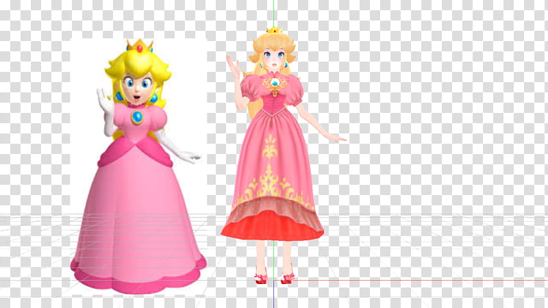 MMD Peach Poses transparent background PNG clipart