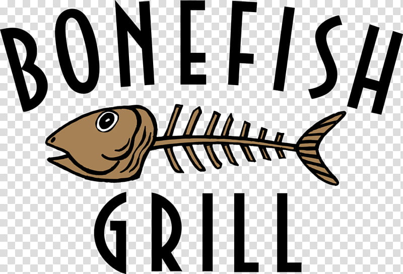 Restaurant Logo, Bonefish Grill, Seafood, Seafood Restaurant, Menu, Meal, Text, Line transparent background PNG clipart