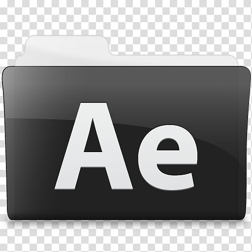 Black n White, Adobe After Effects folder icon transparent background PNG clipart