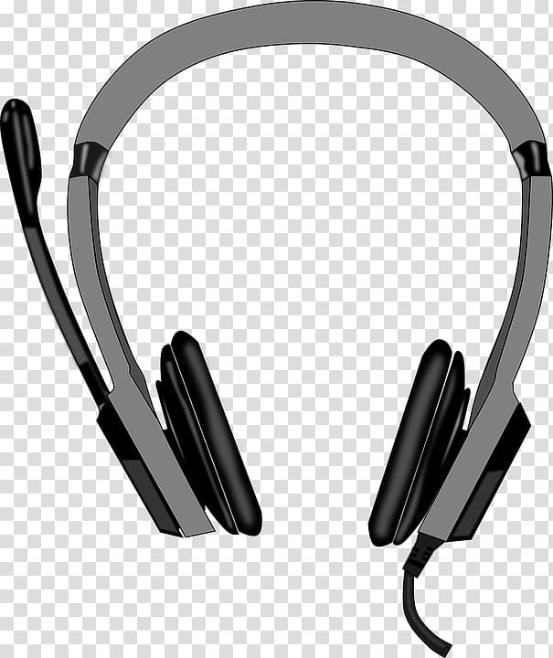 Headphones, Microphone, Headset, Sound, Audio, Audio Signal, Call Center Headset, Overear transparent background PNG clipart