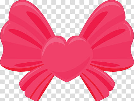 Colorful Bows, pink ribbon illustration transparent background PNG clipart