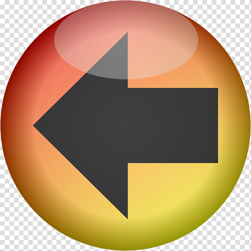 Circle Background Arrow, Button, Enter Key, Yellow, Orange, Symbol, Material Property, Logo transparent background PNG clipart
