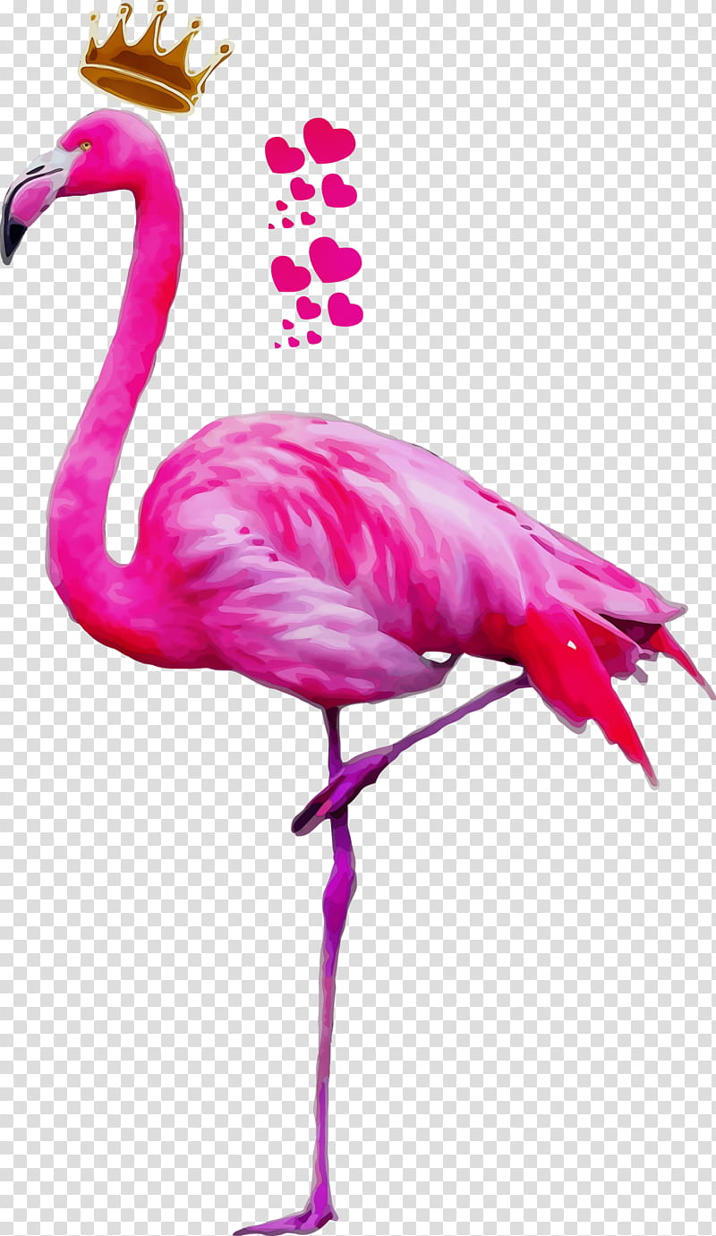 Flamingo, Watercolor, Paint, Wet Ink, Bird, Greater Flamingo, Pink, Water Bird transparent background PNG clipart