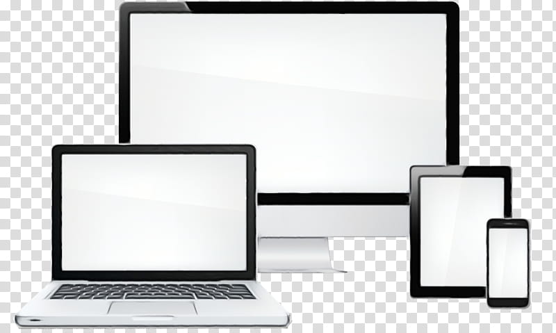 Laptop, Watercolor, Paint, Wet Ink, Computer Monitors, Gps Navigation Systems, Tablet Computers, Mobile Phones transparent background PNG clipart