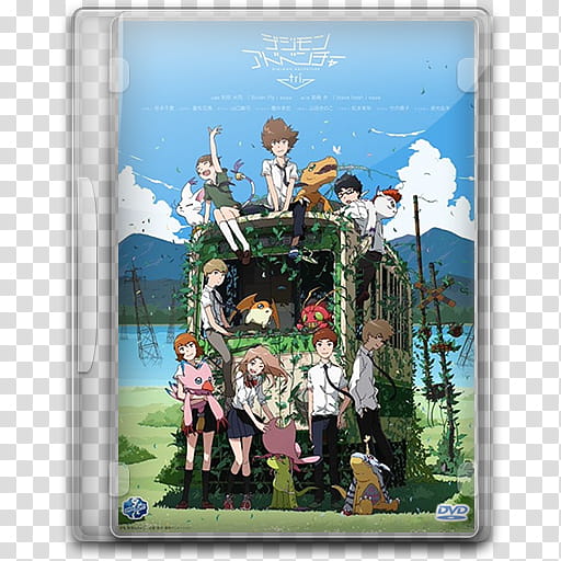 Spring  Anime Television DVD Style Icons, Digimon Adventure Tri. transparent background PNG clipart