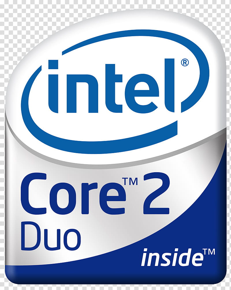 Original Logo v  Intel Inside Core  Duo transparent background PNG clipart