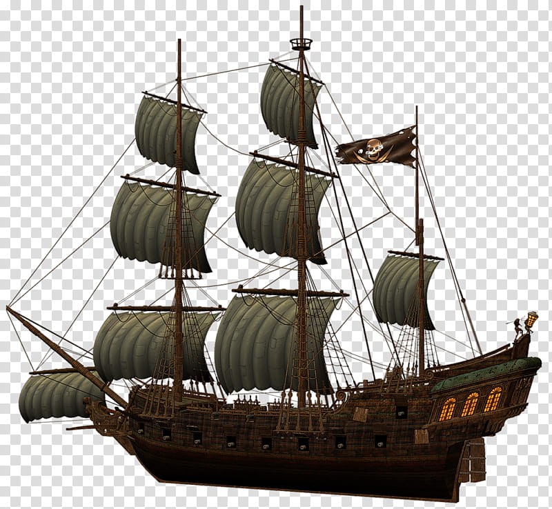 Pirate Ship , sailing ship transparent background PNG clipart