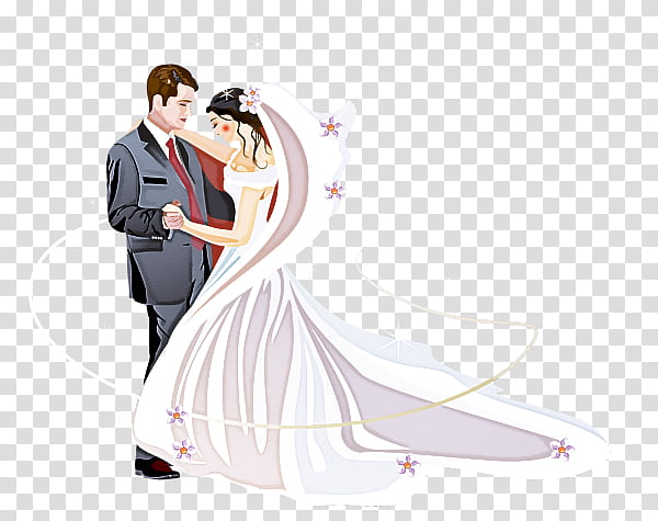 Wedding dress, Bride, Gown, Groom, Male, Bridal Clothing, Formal Wear, Event transparent background PNG clipart