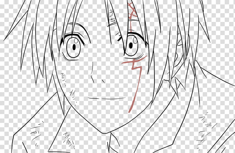 Anime Coloring Page , Allen transparent background PNG clipart