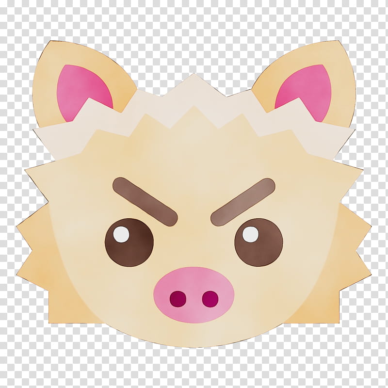 Pig, English Mastiff, Snout, Mankey, Computer, Cartoon, Head, Nose transparent background PNG clipart