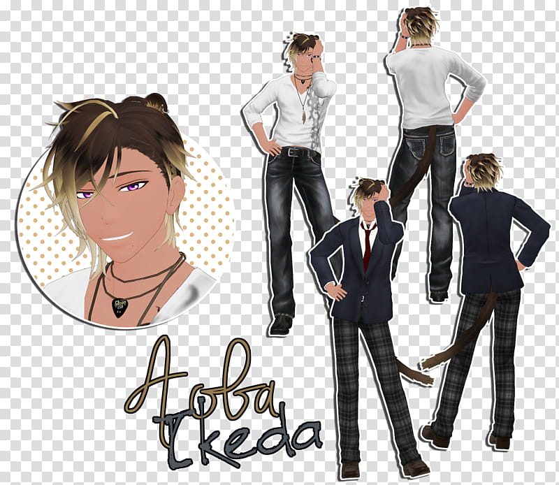 Original Character Aoba Ikeda transparent background PNG clipart