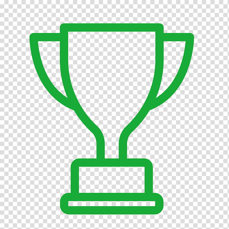 Trophy, Award, Cup, Fotolia, Prize, Green, Line, Area transparent background PNG clipart