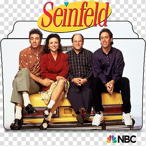 Seinfeld series and season folder icons, Seinfeld ( transparent background PNG clipart